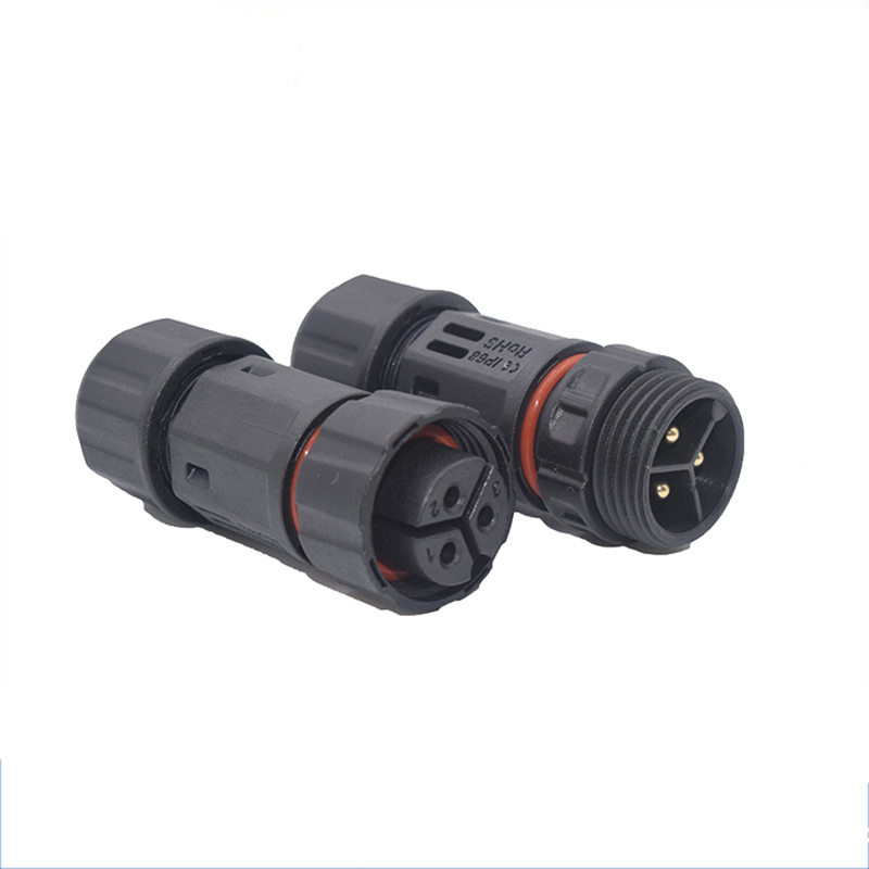 M19 Waterproof IP68 Male and Female Connectors 2/3/4/5/6 Core High Power Connector Power Socket, Apply For Single Color/RGB/RGB/RGB+CCT/Addressable LED strips